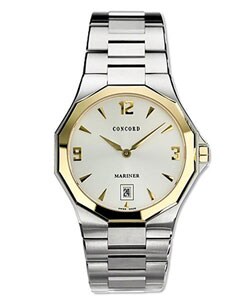 Concord Mariner Men's Silver Dial Two-tone Watch