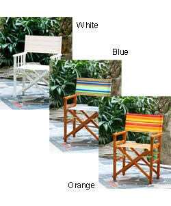 Striped Director's Chairs (Set of 2)