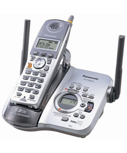 Panasonic KX-TG5631S 5.8GHz Cordless Phone System (Refurbished)