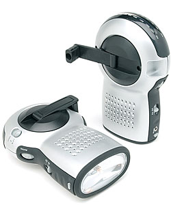 Premium Wind-Up Radio with Flashlight (Case of 25)