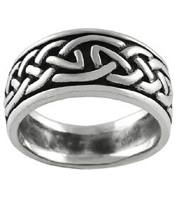 Sterling Silver Celtic Pattern Ring