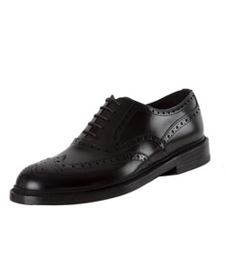 Prada Dark Brown Leather Dress Oxfords