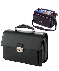 Samsonite Leather Flap Over Portfolio