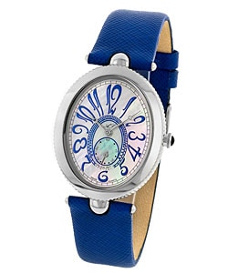 August Steiner Eternity Women's Blue Strap Watch