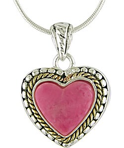 Sterling Silver Locket w/ Red Jasper & Gold Inlay (Case of 12)