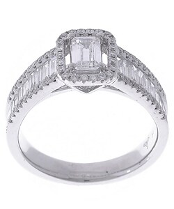 14k White Gold 1ct TDW Diamond Engagement Ring