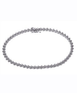 14k White Gold 1ct TW S-Link Diamond Tennis Bracelet(I-J,I1-2)