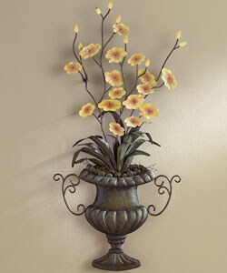 Floral Centerpiece Metal Wall Art : Home Decor from Overstock.com