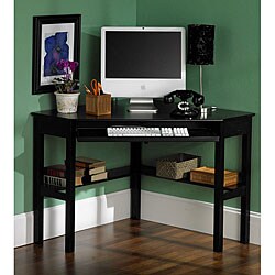 Black Corner Desk