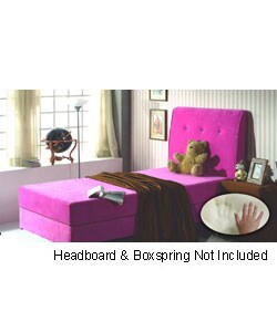 Pink 8-inch Twin-size Memory Foam Mattress