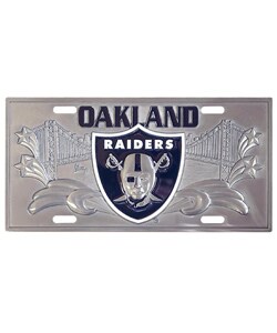 Oakland Raiders Sports Plate