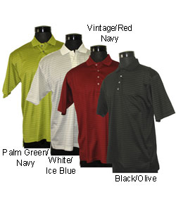 Descente Men's Single Stripe Polo Shirt