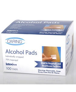 Medline Travel Size Alcohol Prep Pads (Case of 2400)
