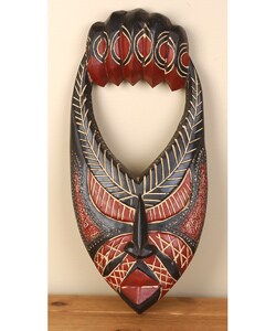 Handcrafted Festac Adwen Mask (Ghana)