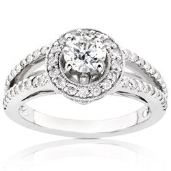 14k White Gold 1ct TDW Round Diamond Wedding Ring (G-H, I1-I2)