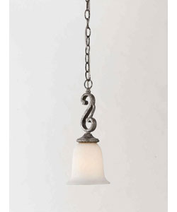 Monaco Forged Iron 1-light Mini Pendant Fixture