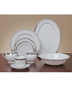 Royal Doulton Pure Platinum 45-piece Dinnerware Set $152.94 Shipped