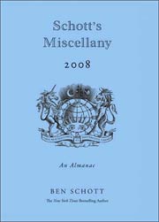 Schott`s Almanac 2008