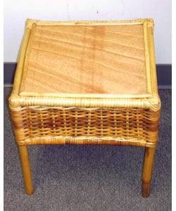 Tribal Bamboo Wicker Patio Table (Ghana)