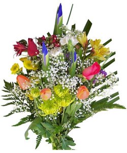 Spring Rose and Single Rose Bouquet