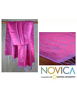 'Rose Twilight' Shawl (India)