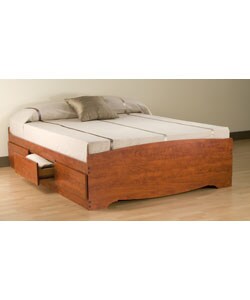 Chelsea Cherry Full/ Double Platform Storage Bed