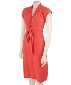 Max & Cleo Jersey Knit Wrap Dress