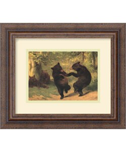William H. Beard Dancing Bears Framed Art Print
