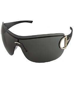 Gucci Dark Grey Shield Sunglasses