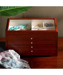 Cherry 2-drawer Jewelry Box