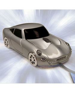 Logisys Silver T- Coupe Optical Mouse