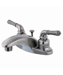 Vintage Nickel Centerset Lavatory Faucet