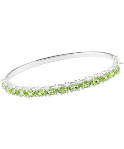 Sterling Silver Peridot Bangle (Case of 3)