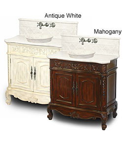 Chateau 38-inch Satin Nickel Trimmed Vanity