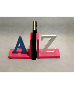 Kids A-Z Wood Book Shelf