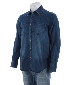 Joseph Abboud Men's Long Sleeve Denim Shirt