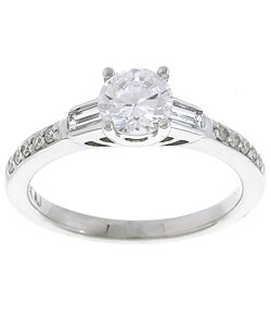 14k White Gold 1ct TW Diamond Engagement Ring
