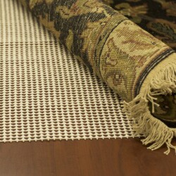 Cushioned Non-Slip Rug Pad for Floors (8' Round)