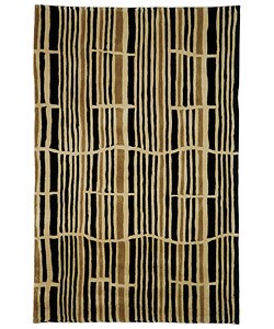 Hand-tufted Rodeo Drive Bamboo Wool Rug (5' x 8')