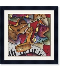 Waugh Jazz it Up II Gold Foil Framed Art Print