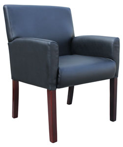Boss Black Joinable Waiting Chair