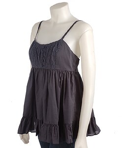 BCBGirls Cameron Sleeveless Babydoll Top