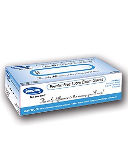 Invacare X-Large Powder-Free Latex Exam Gloves (Case of
