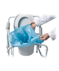 Sani Bag Commode Liner (Case of 100) ( (Ten- 10 packs)