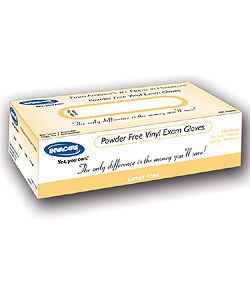 Invacare Medium Powder-free Vinyl Exam Gloves (Case of 1000)