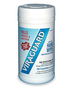 Viraguard 160-count Antimicrobial Hand Wipes (Case of 12)