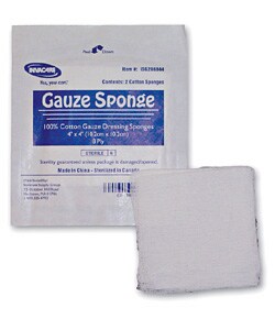Invacare Sterile 8 Ply Dressing Sponge (Case of 600)