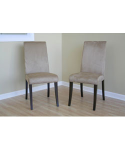 Zen Wenge Dining Chairs (Set of 2)