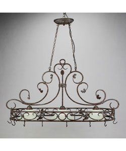 Ora 3-Light Hand Forged Island Light