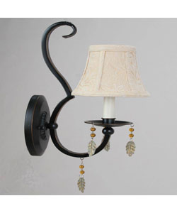 Adriana 1 Light Wall Sconce with Shade
